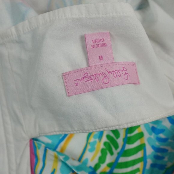 Lilly Pulitzer Dress Size 0 You Gotta Regatta Sailboats Strapless Franco Dress - Picture 10 of 13